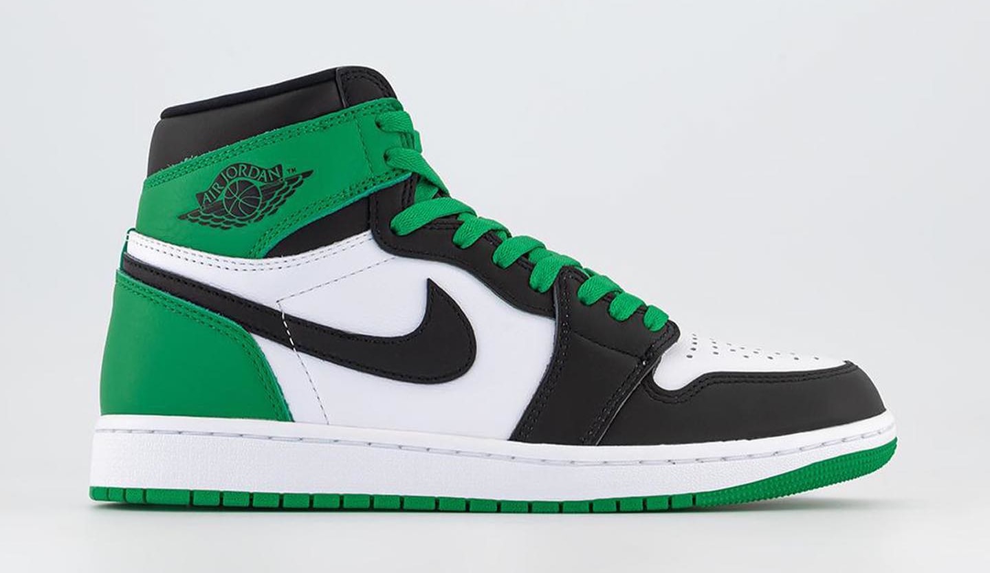 Air Jordan 1 High 'Lucky Green' DZ5485 031 Lateral