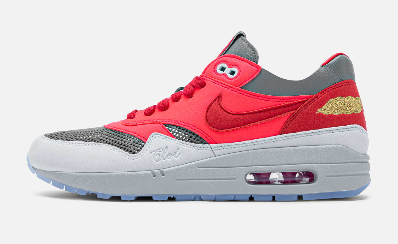 Clot x Nike Air Max 1 'K.O.D' -Solar Red Kanye West Release Date 