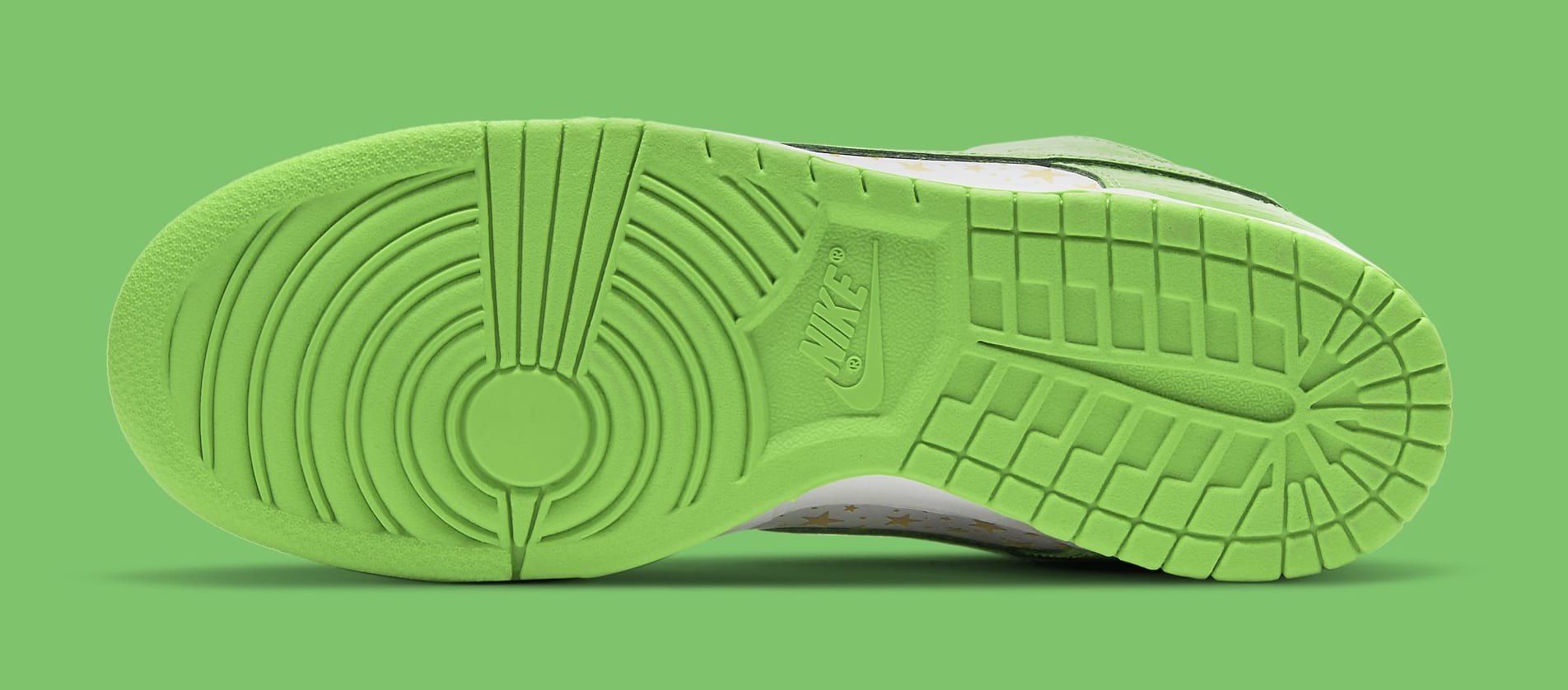 Supreme x Nike SB Dunk Low 'Green' DH3228-101 Outsole