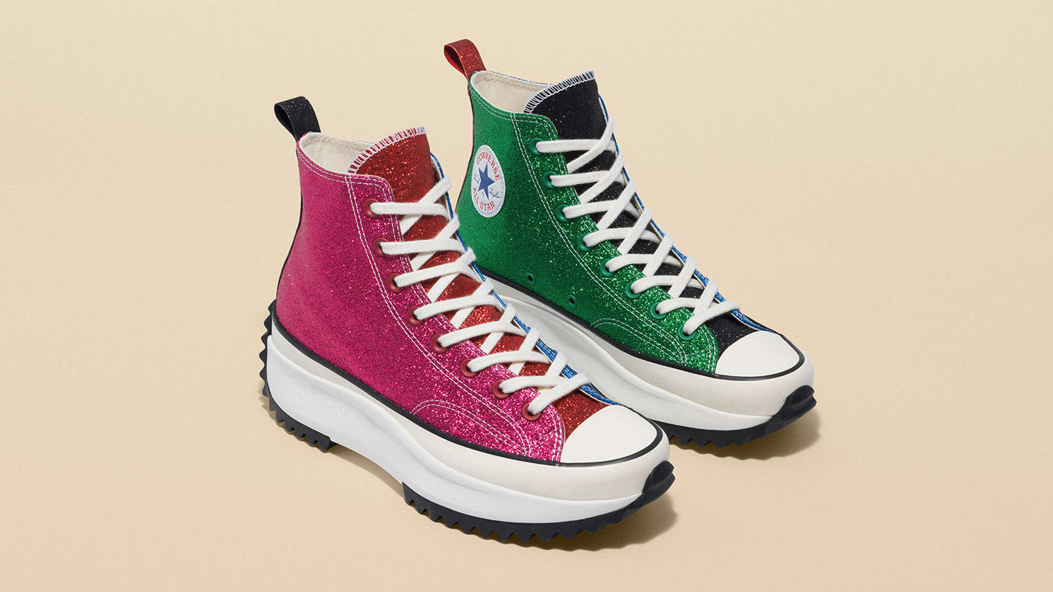 JW Anderson x Converse Run Star Hike 'Glitter' Collection 2