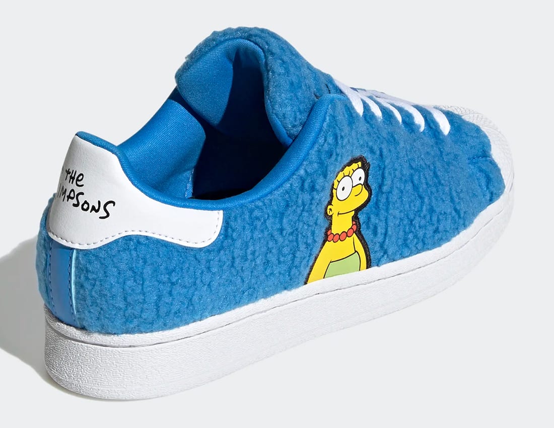The Simpsons x Adidas Superstar 'Marge Simpson' GZ1774 Heel