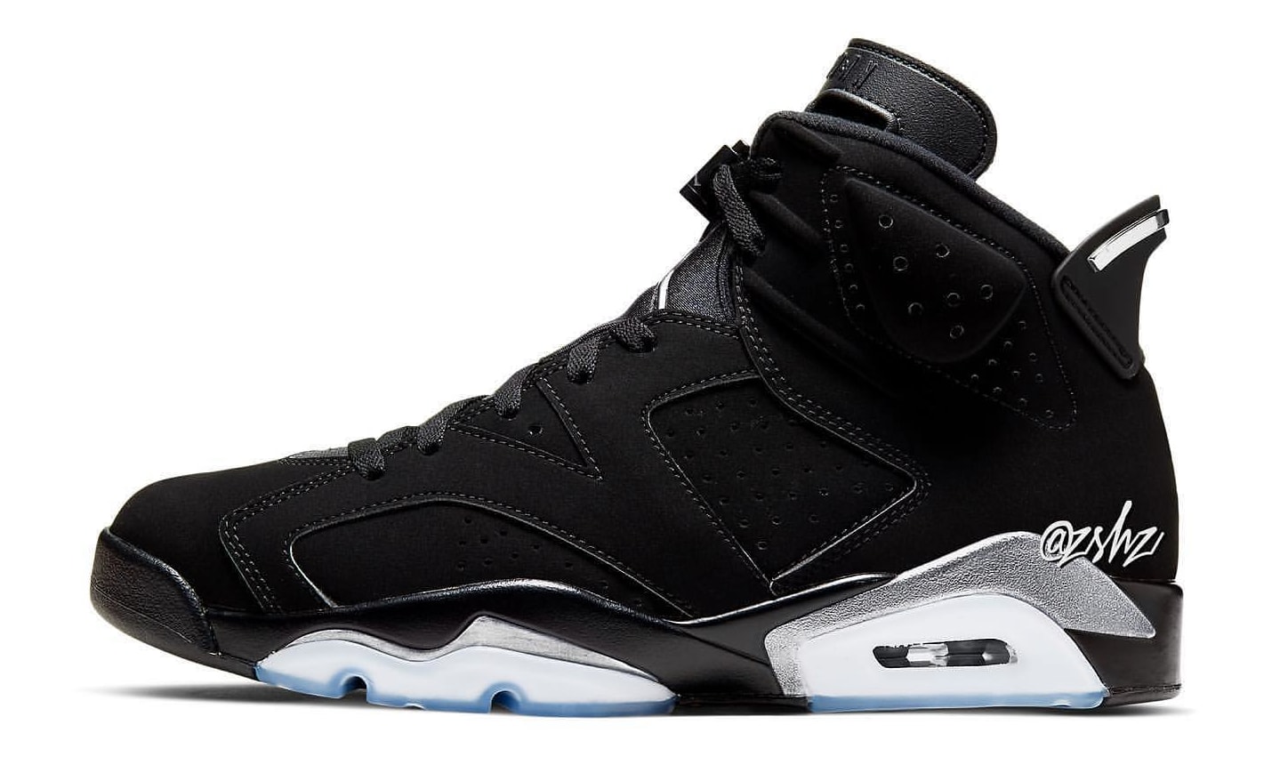 Air Jordan 6 Retro 'Chrome' DX2836 001 Mockup