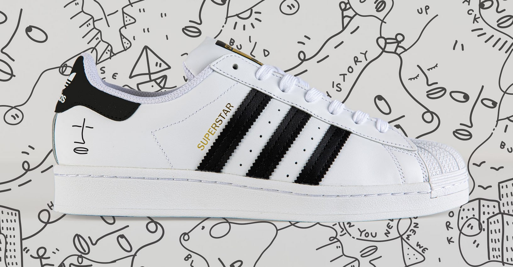 Shantell Martin x Adidas Superstar Collab