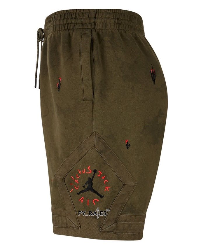 travis scott mj shorts