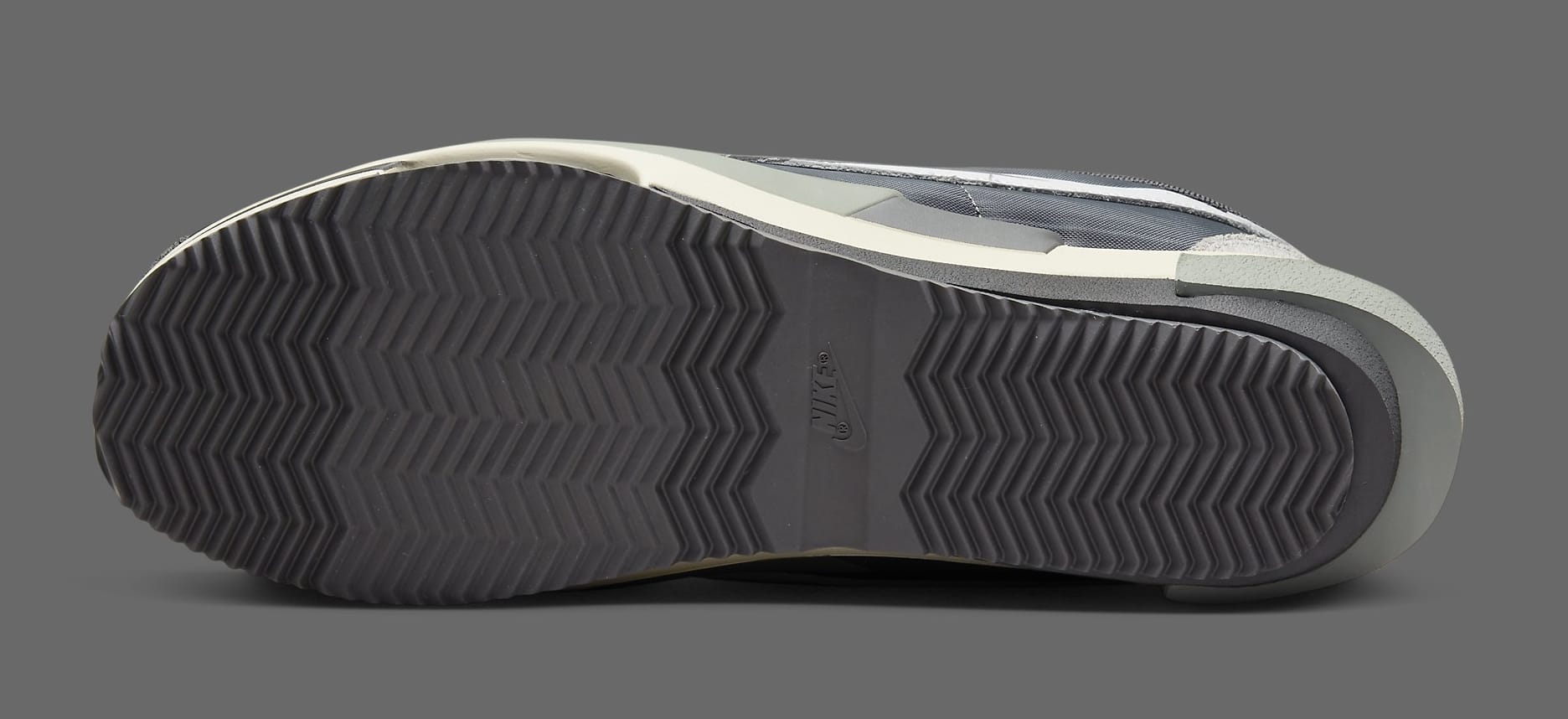 Sacai x Nike Zoom Cortez 'Iron Grey' DQ0581 001 Outsole