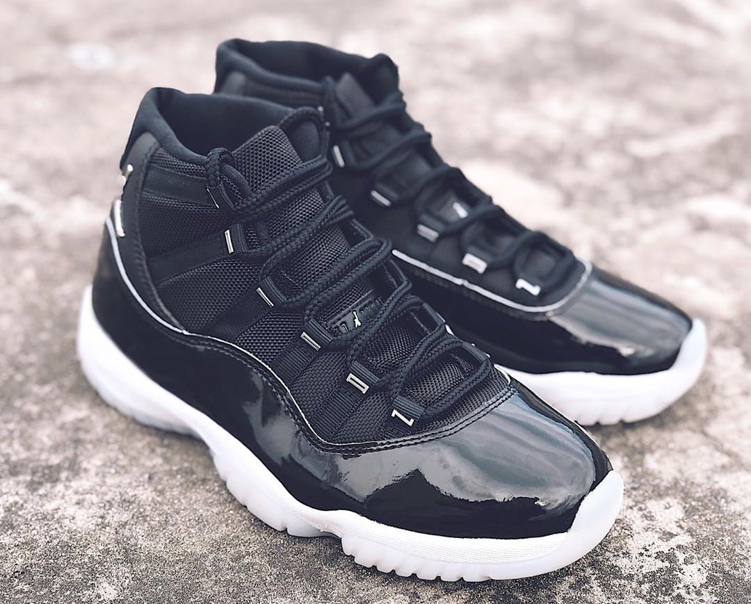 Jordan 11 black and purple best sale