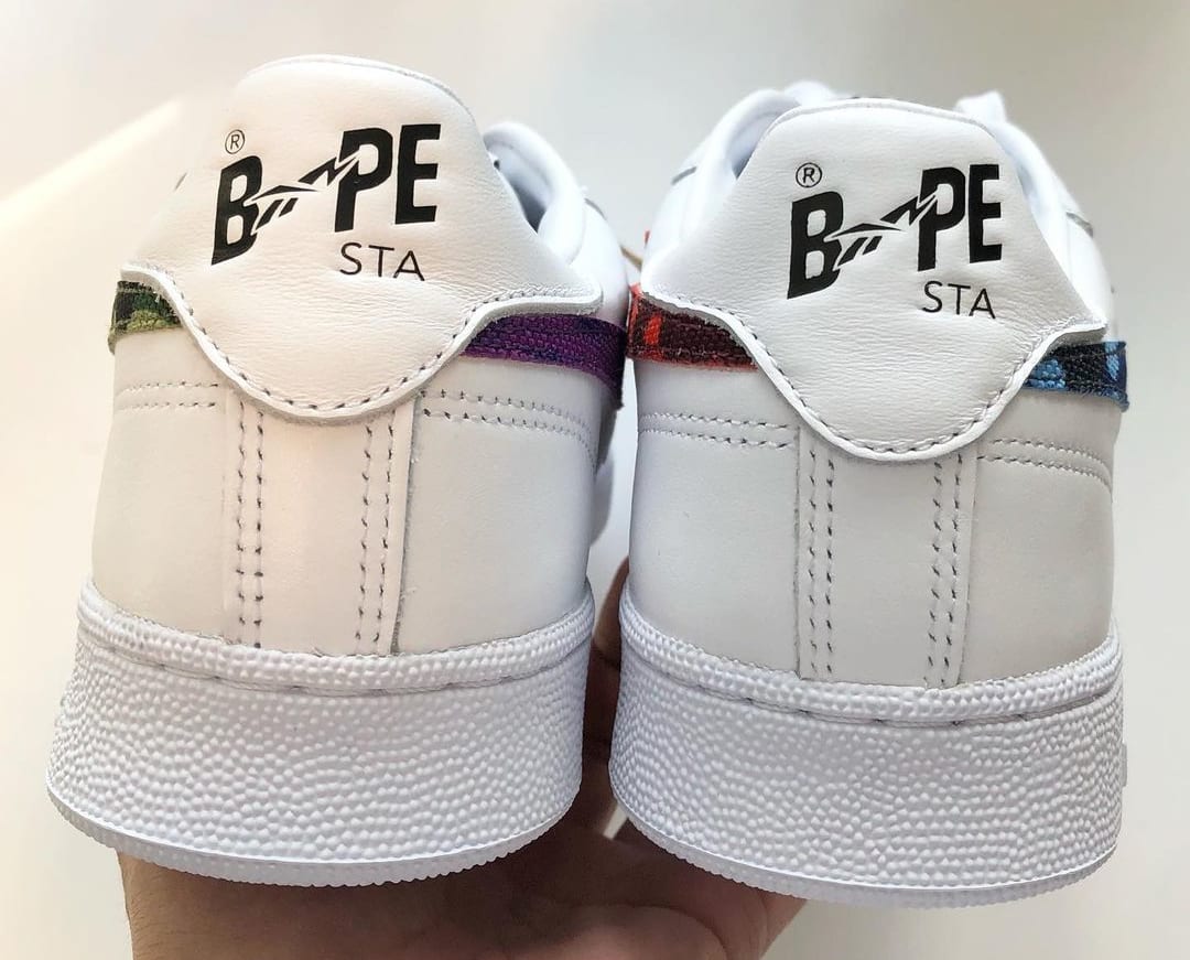 Bape x Reebok Club C (Heel)