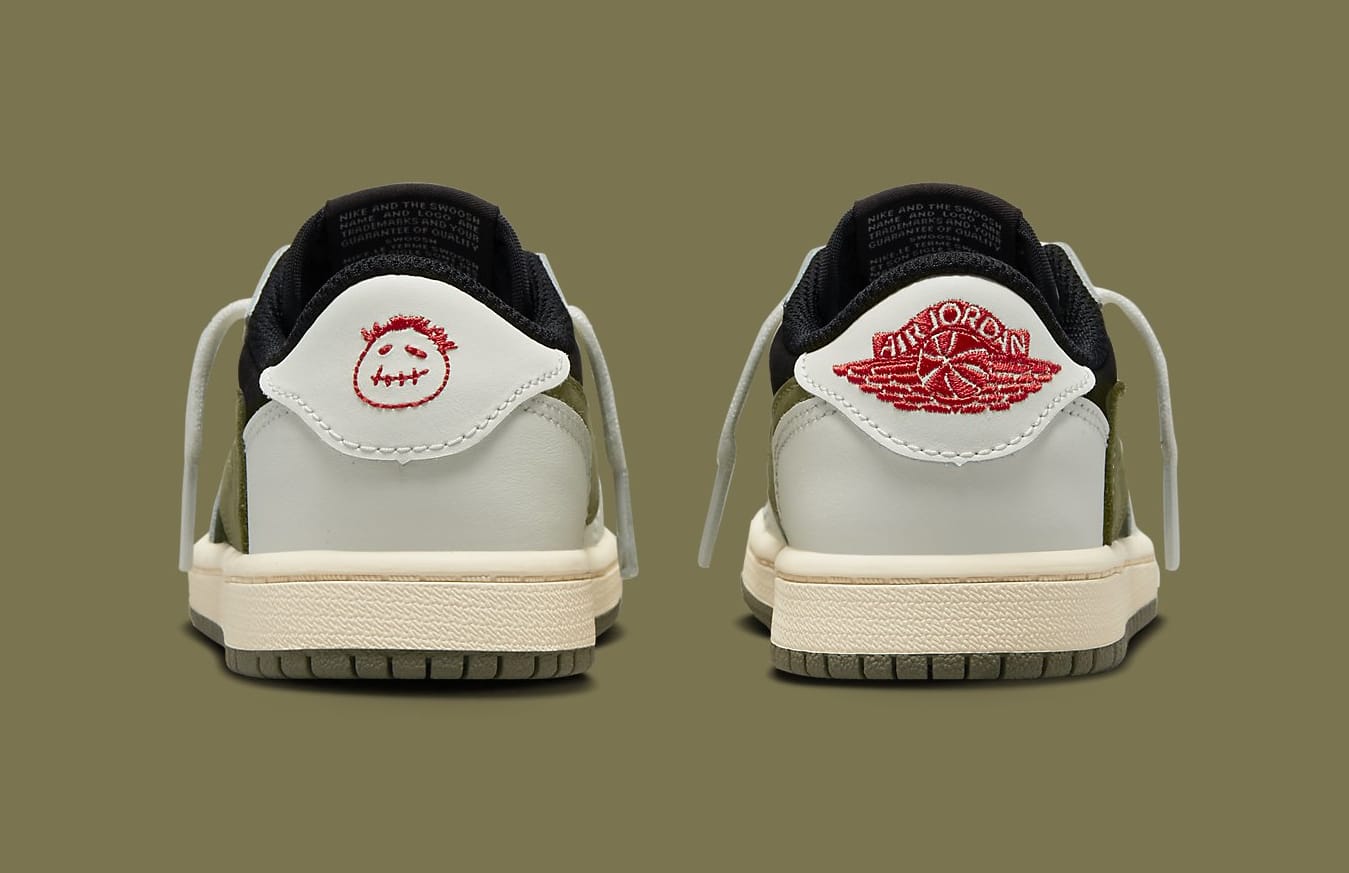 Travis Scott x Air Jordan 1 Low Olive Release Info Hype Vault