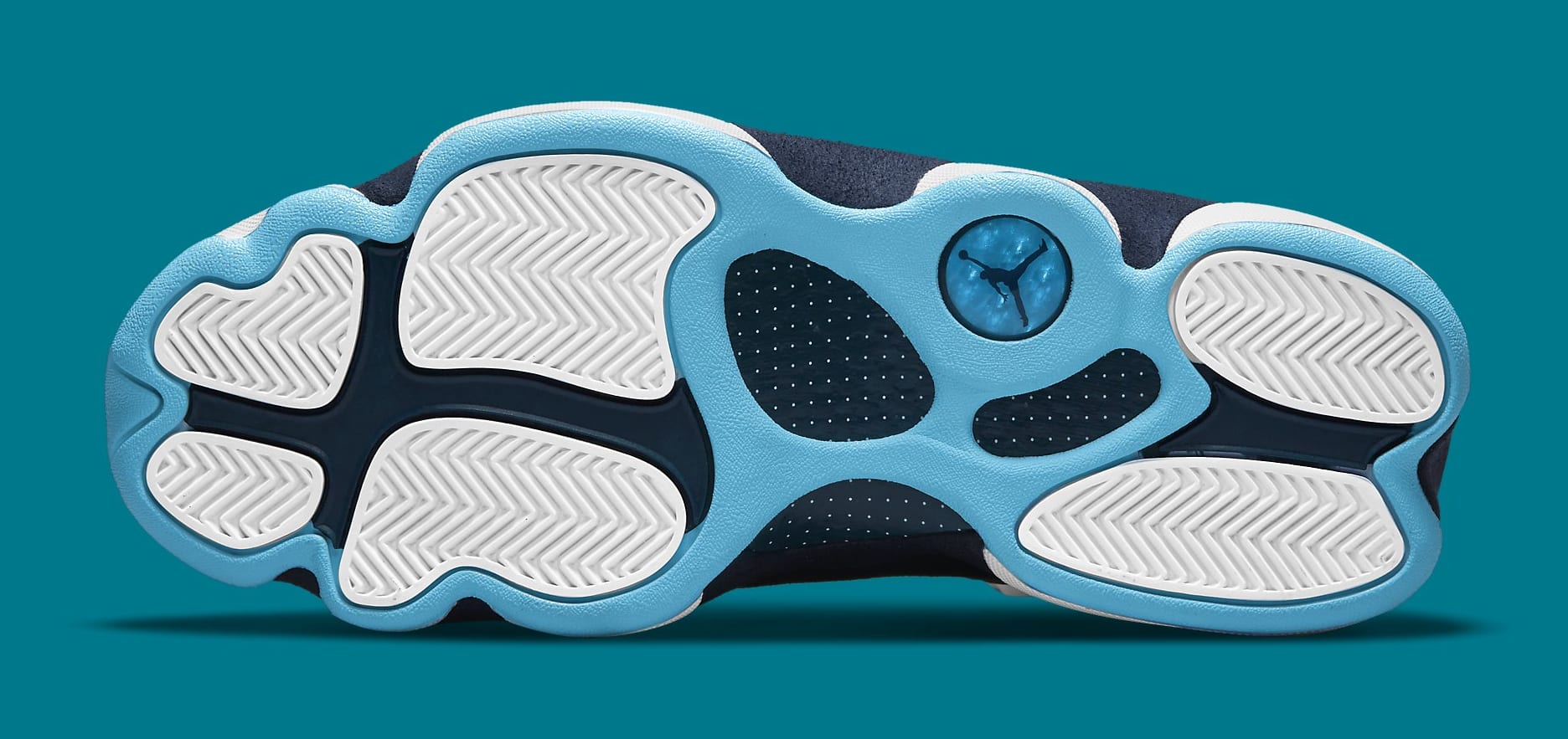 Air Jordan 13 Retro White Obsidian Dark Powder Blue Release Date 144 Sole Collector