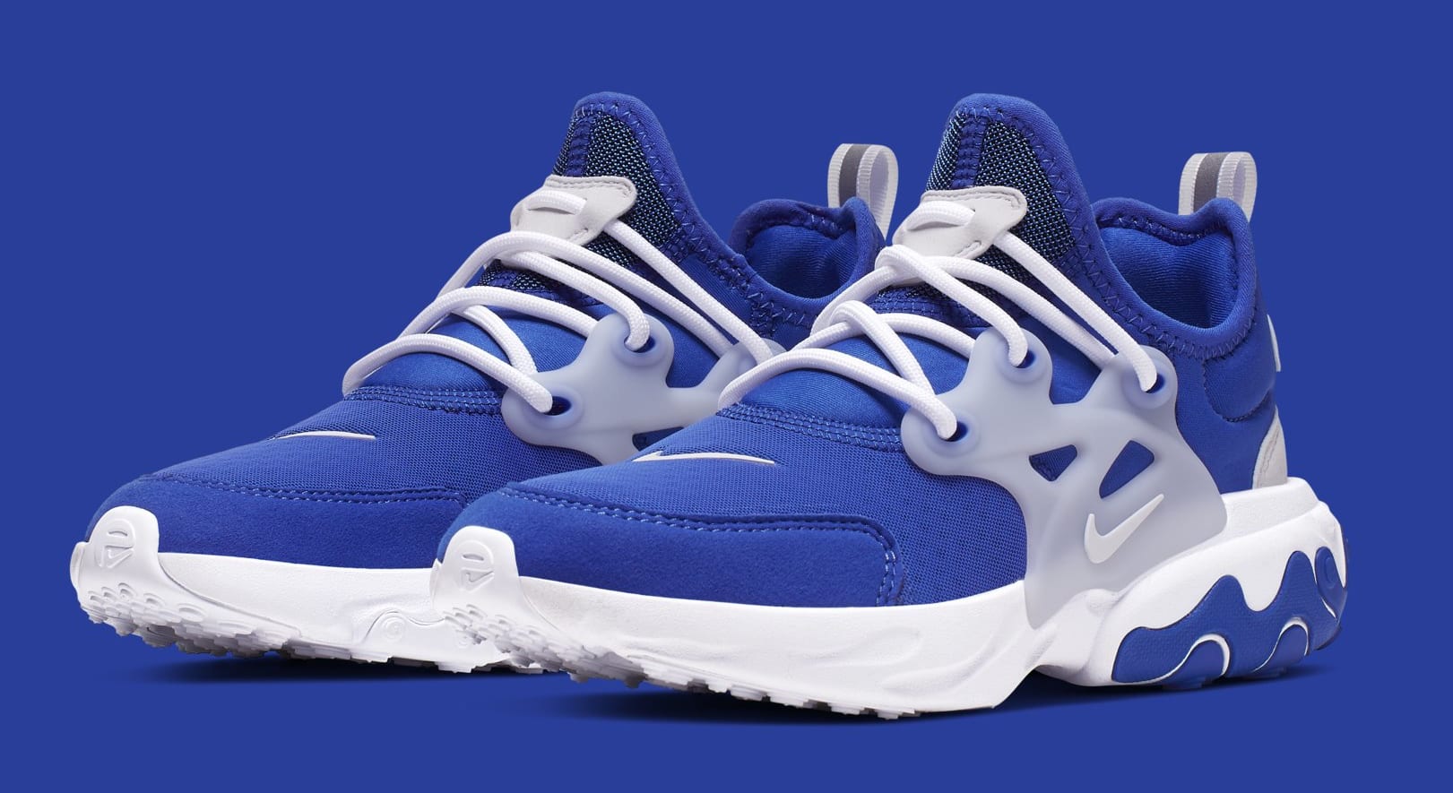 blue nike presto react