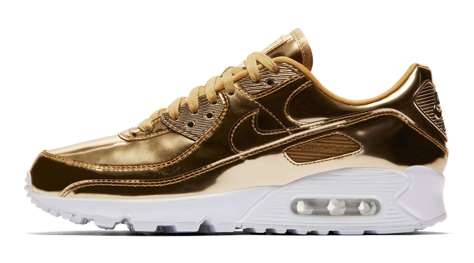 gold and blue air max