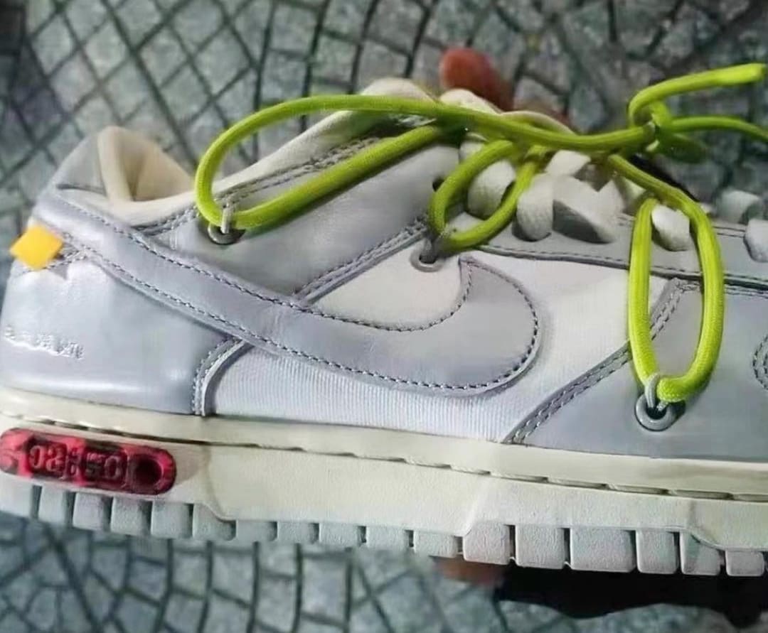 Off-White x Nike Dunk 'The 50' Sail/Grey/Green