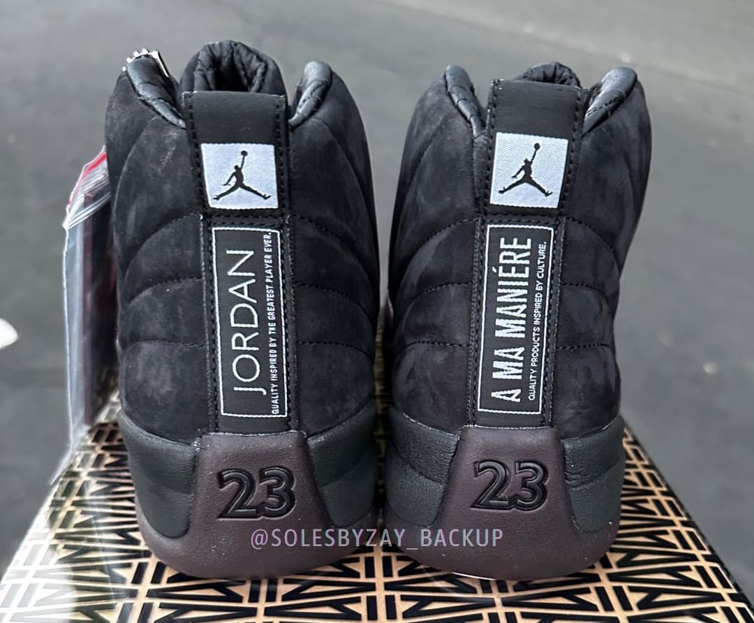 A Ma Maniere x Air Jordan 12 Collab Heel