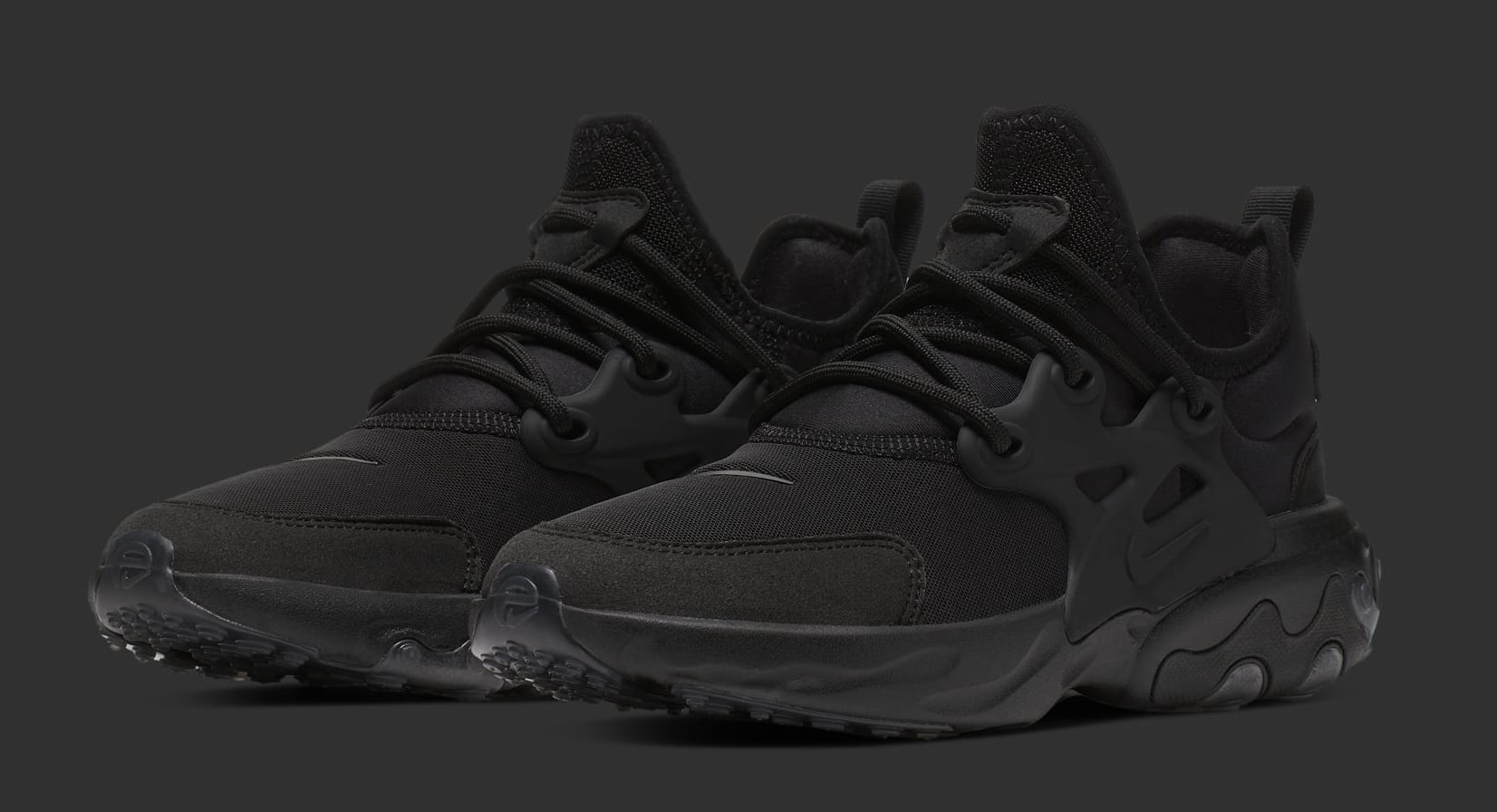 nike presto react all black