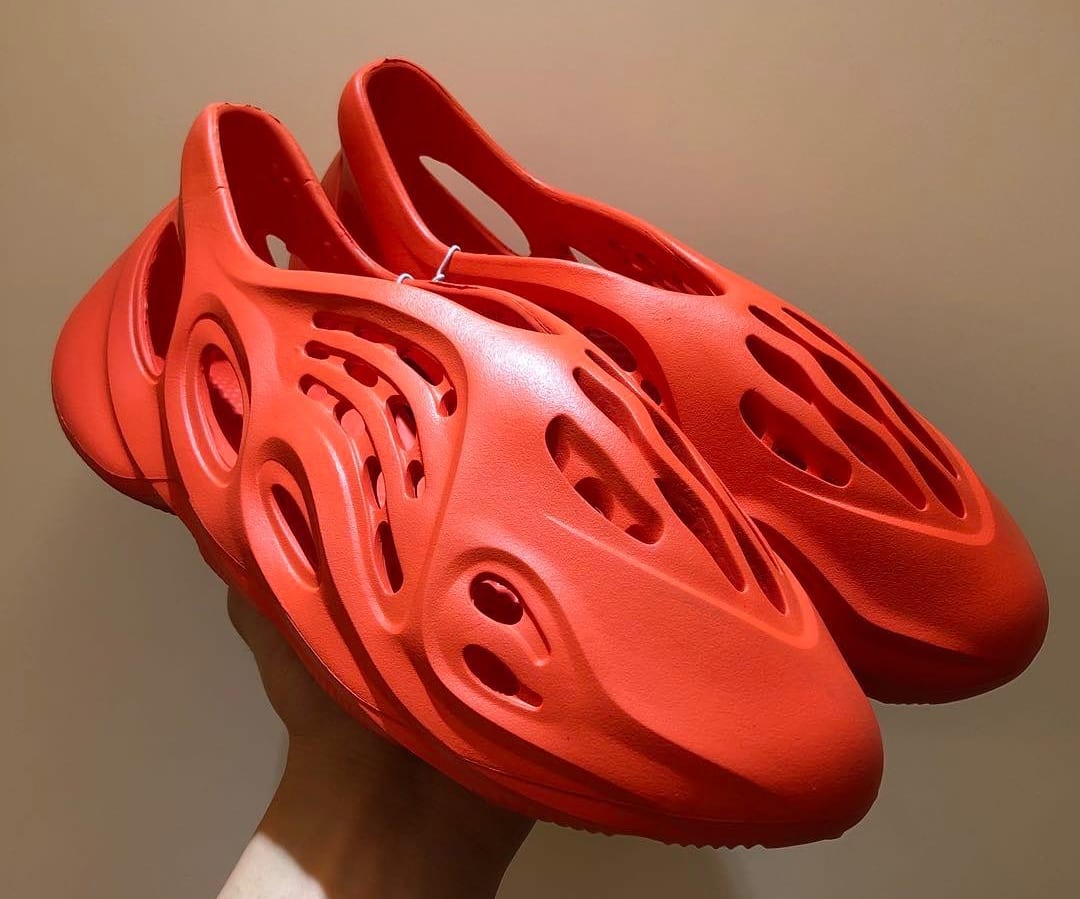 Adidas Yeezy Foam Runner Red Pair