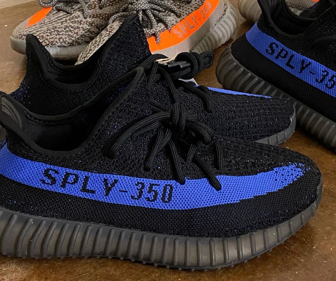 yeezy black blue