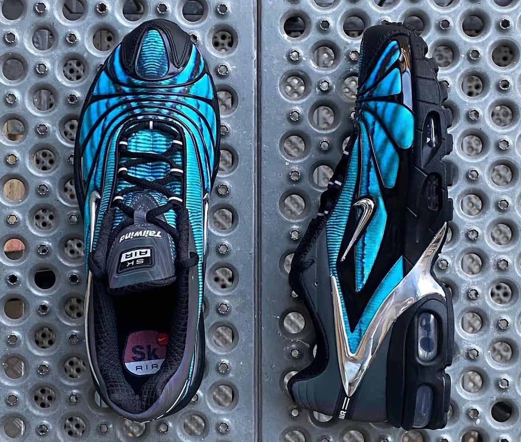 Skepta x Nike Air Tailwind V 'Blue' (Top and Lateral)