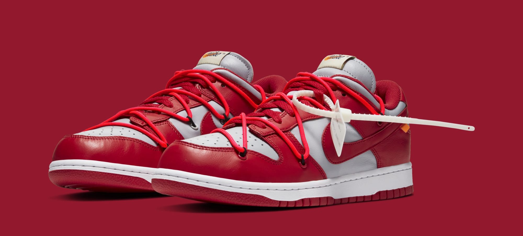 Nike Dunk off White красные