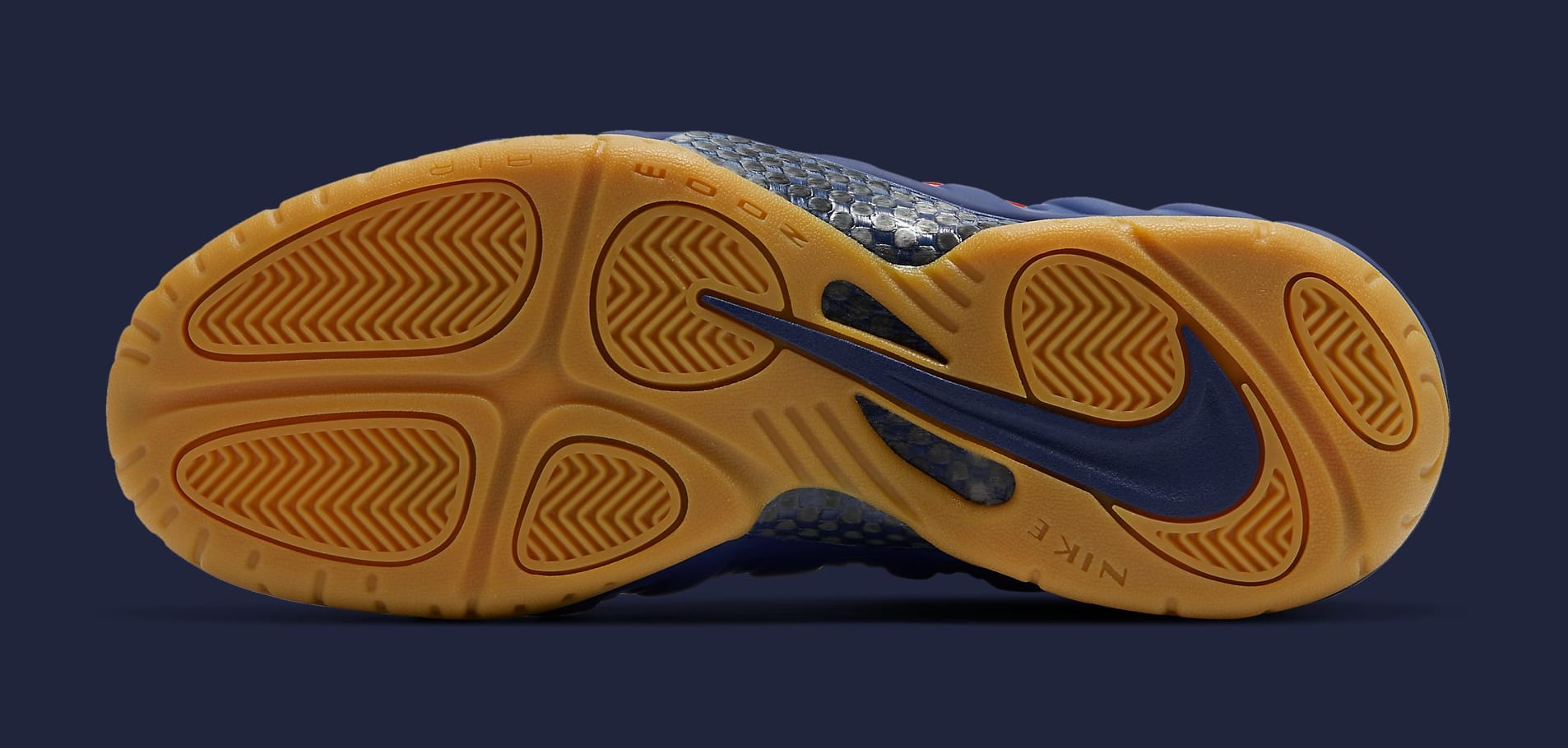 nike air foamposite blue void