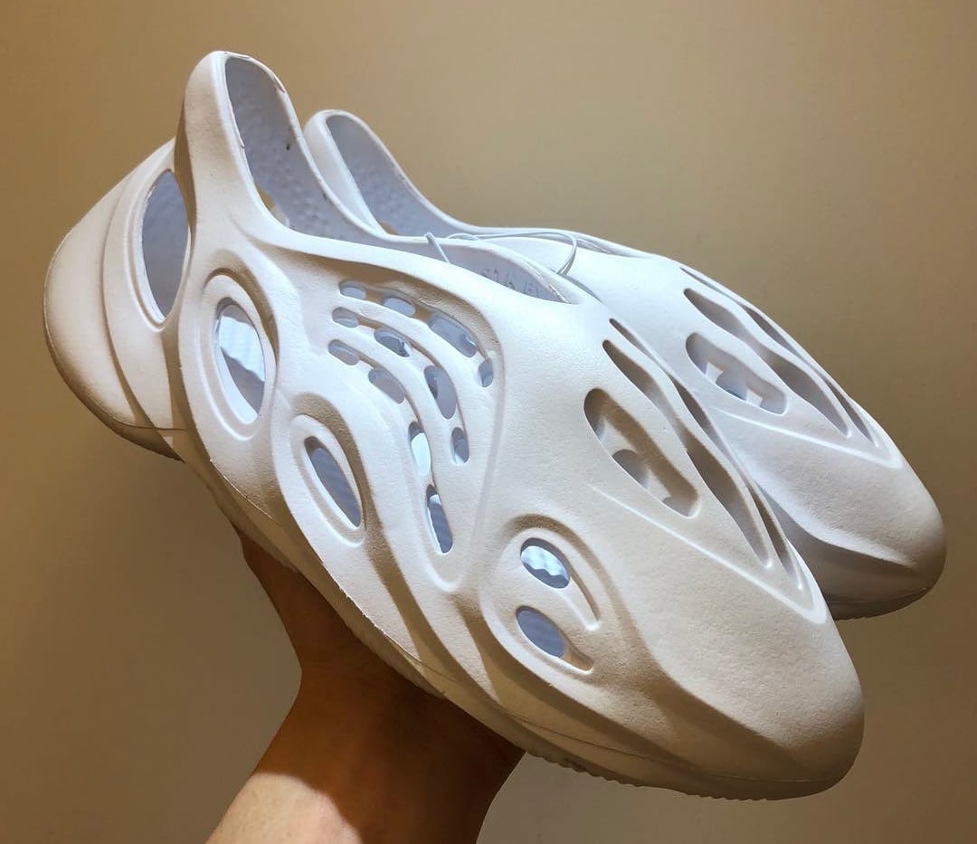 Adidas Yeezy Foam Runner White Pair