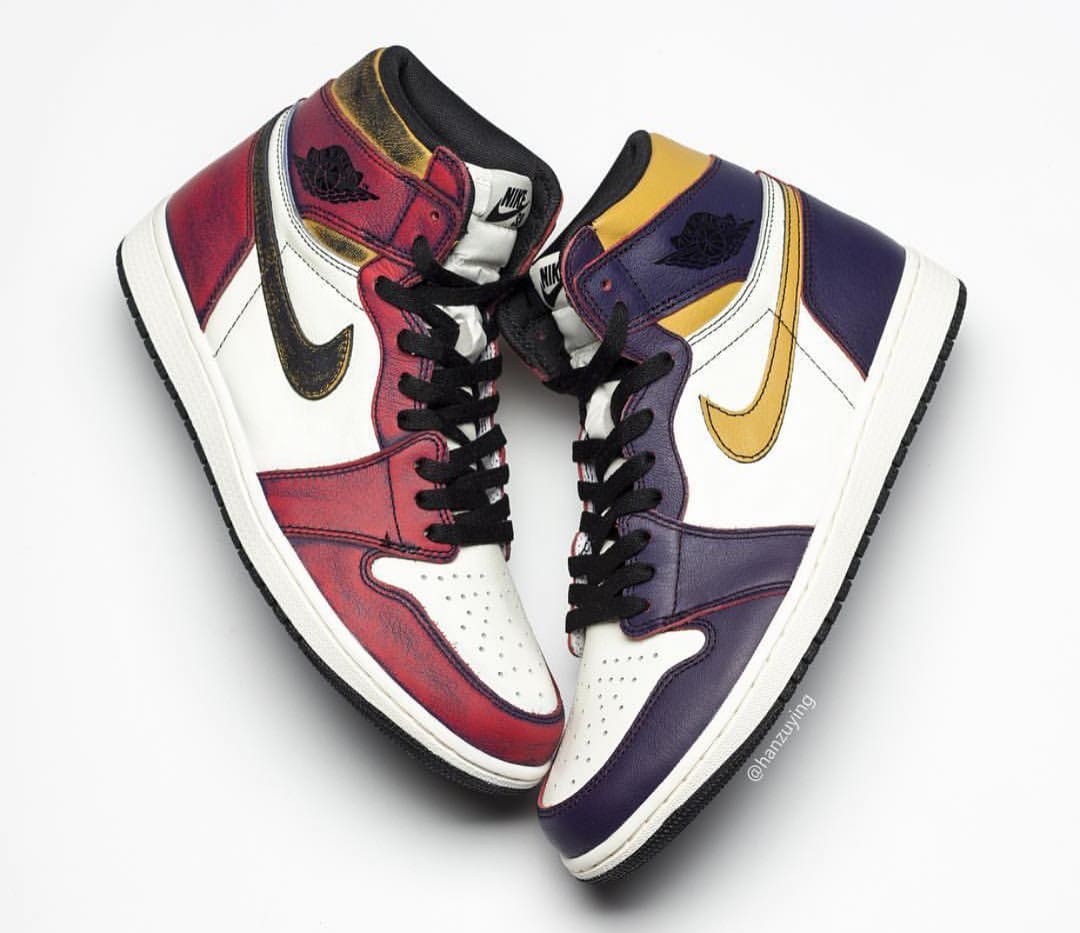 jordan 1 sb lakers europe