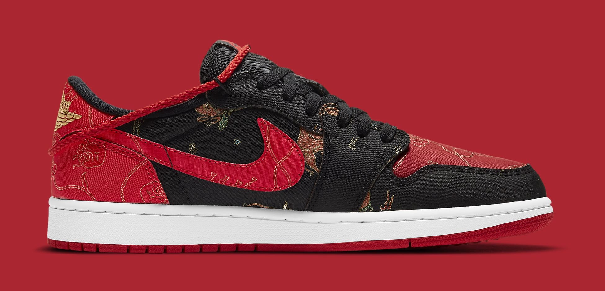 Air Jordan 1 Retro Low OG 'Chinese New Year' DD2233-001 Medial