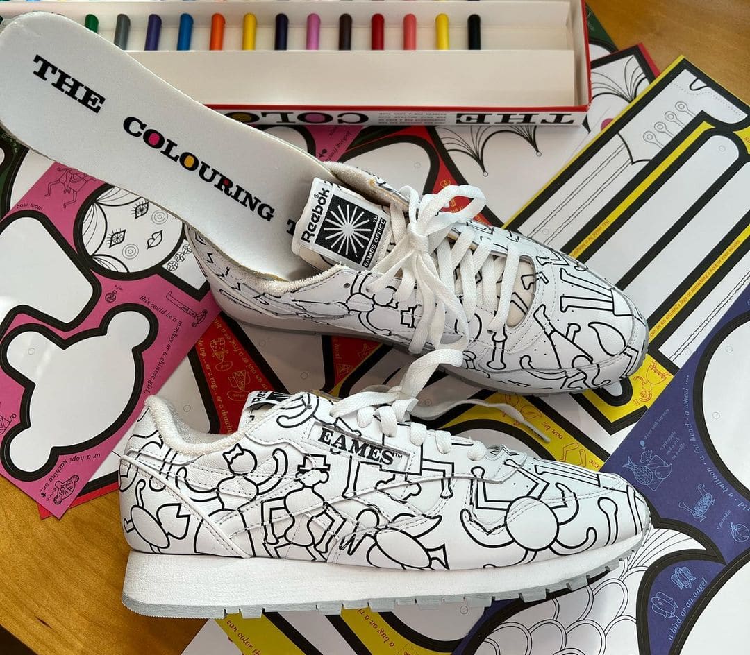 Eames x Reebok Classic Leather 'The Coloring Toy' Lateral
