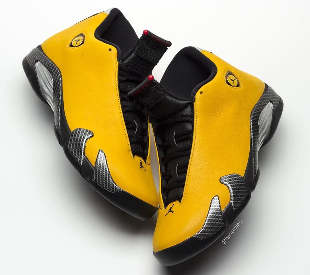 jordan 14 yellow