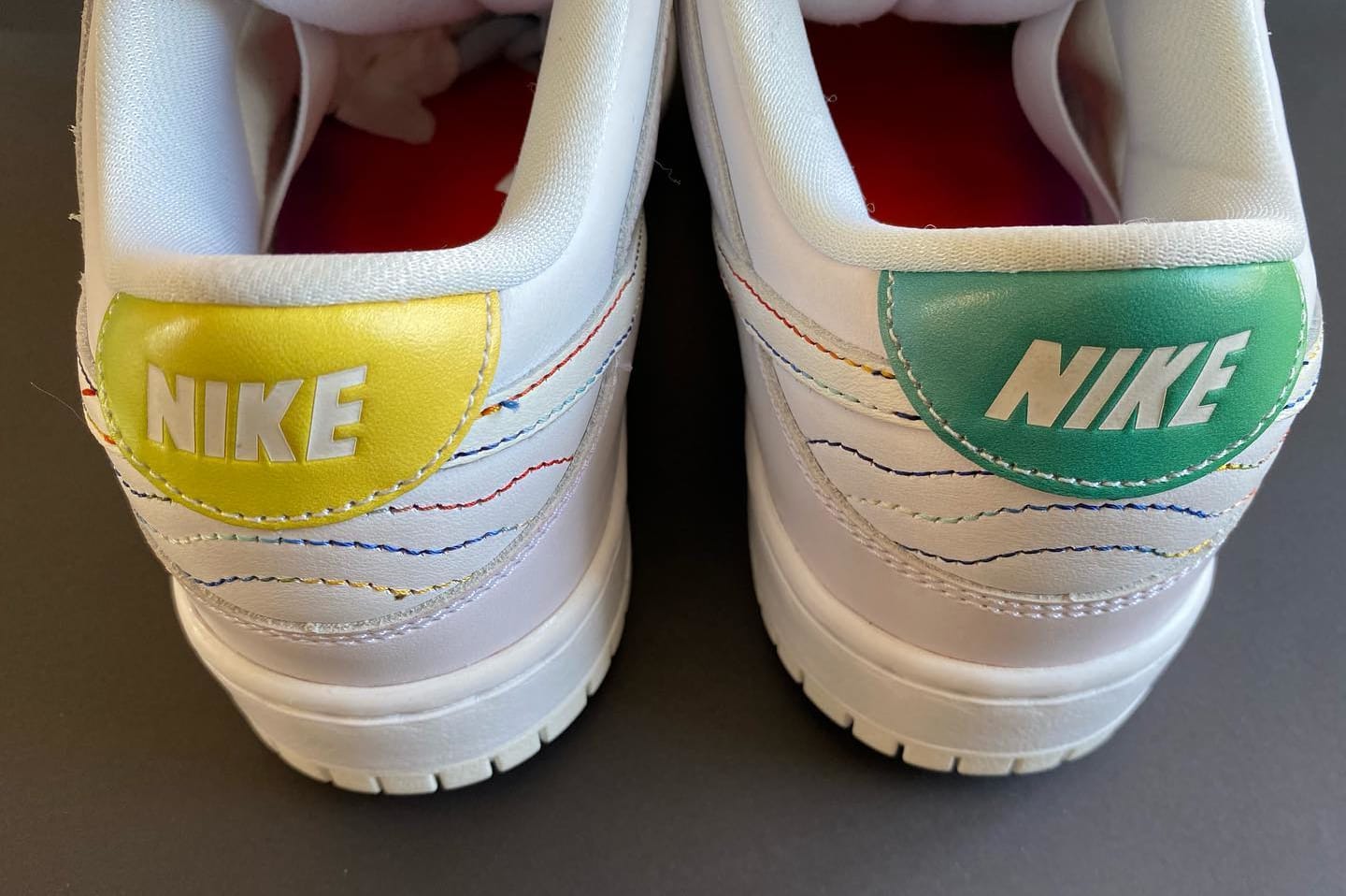 Nike Dunk Low 'Be True' Sample Heel