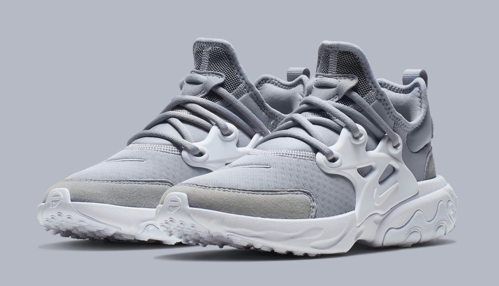 nike presto react grey