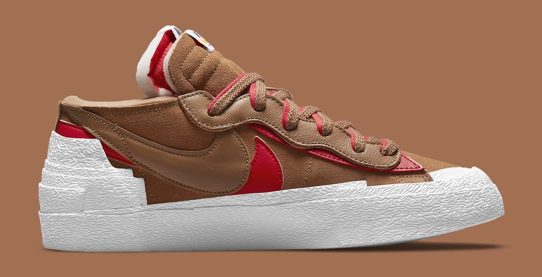 Download Sacai X Nike Blazer Low Iron Grey British Tan Release Date Sole Collector