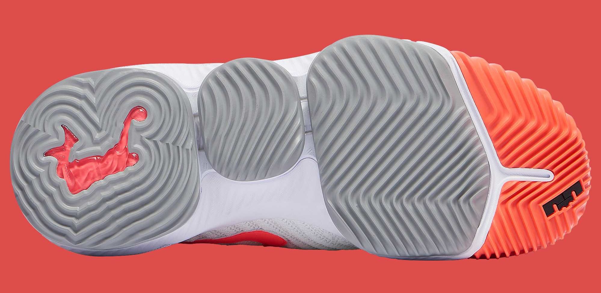 Nike LeBron 16 Hot Lava Release Date CI1521-100 Sole