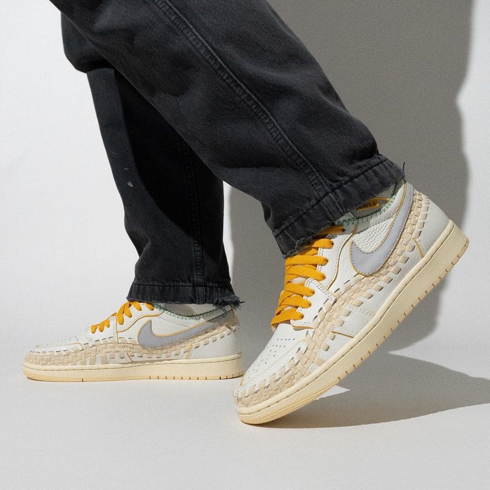 Union x Bephies Beauty Supply x Air Jordan 1 High Release Date FD2565-100 On-Foot Toe