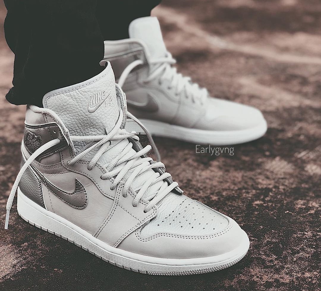air jordan 1 silver