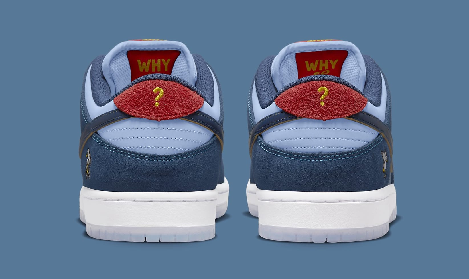 Why So Sad? x Nike SB Dunk Low DX5549 400 Heel