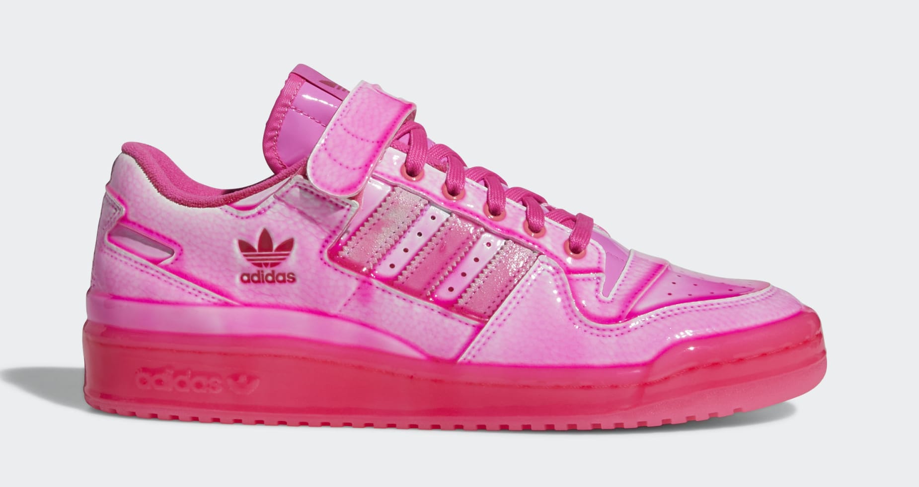 Jeremy Scott x Adidas Forum Low 'Solar Pink' GZ8818 Lateral