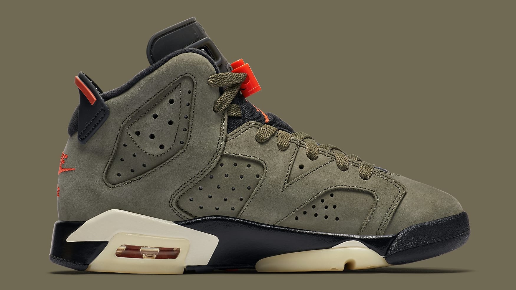 Travis Scott Air Jordan 6 VI Medium Olive Release Date CN1084-200 ...