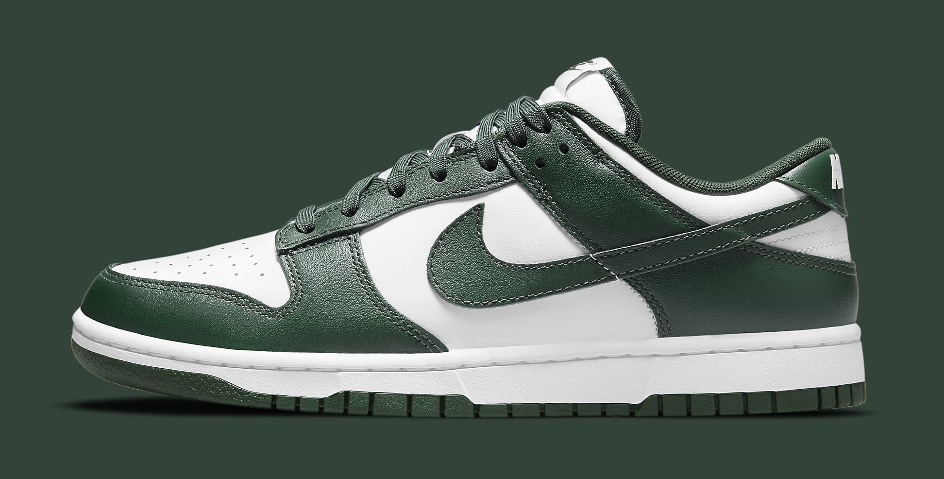 Nike Dunk Low Michigan State Release Date Dd1391 101 Sole Collector