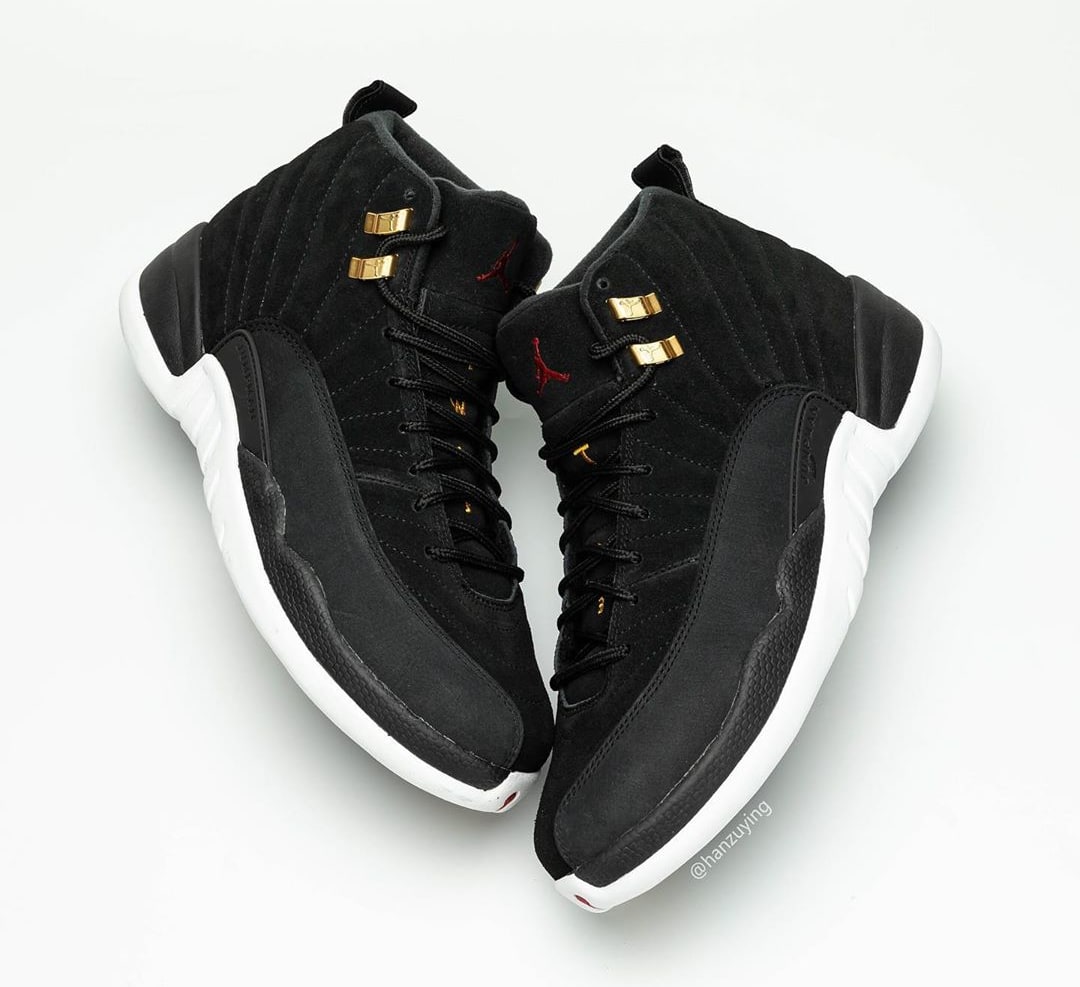 Air Jordan 12 Retro 'Reverse Taxi' 130690-017 (Pair Top)