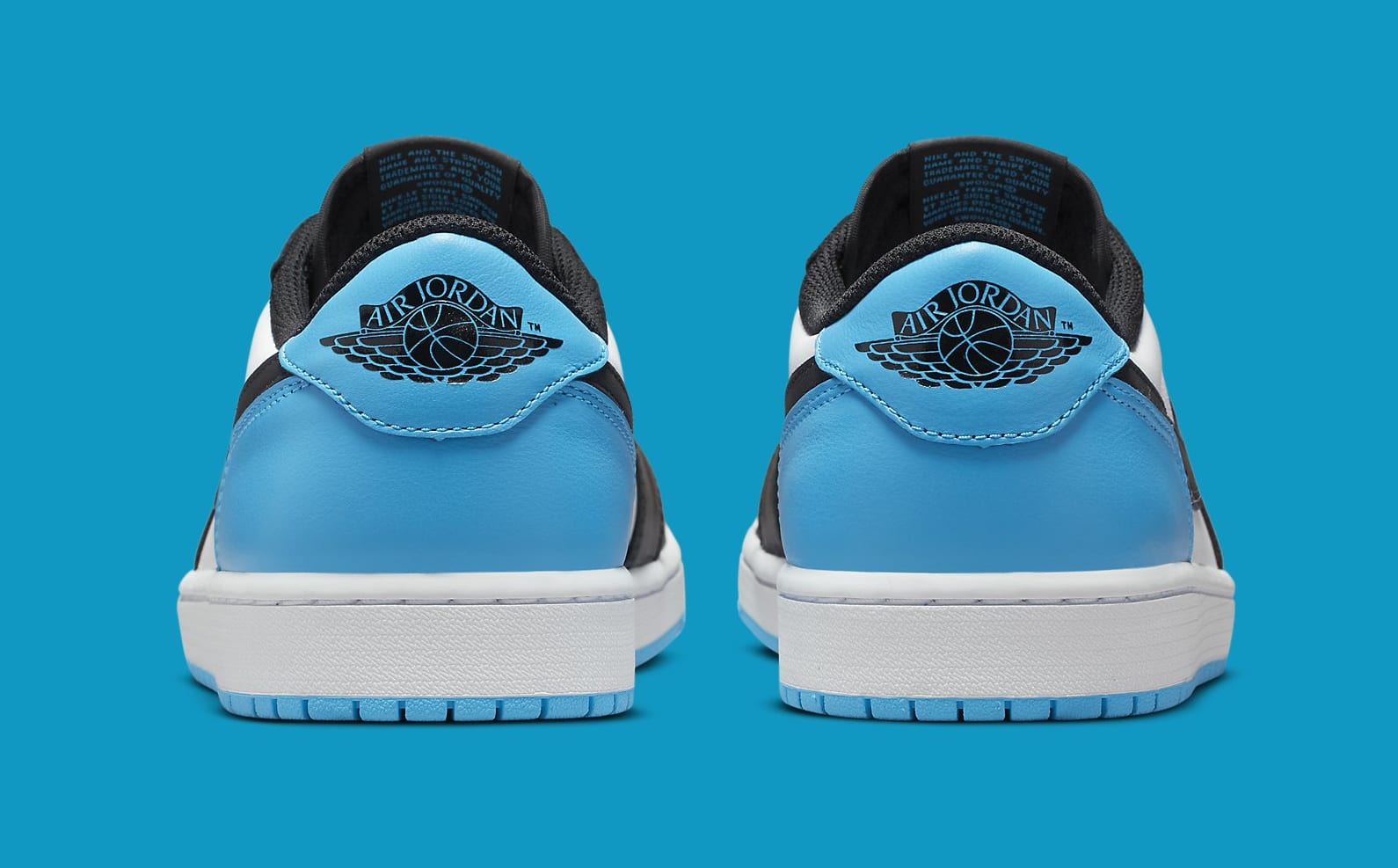 Air Jordan 1 Low 'Dark Powder Blue' CZ0790 104 Heel