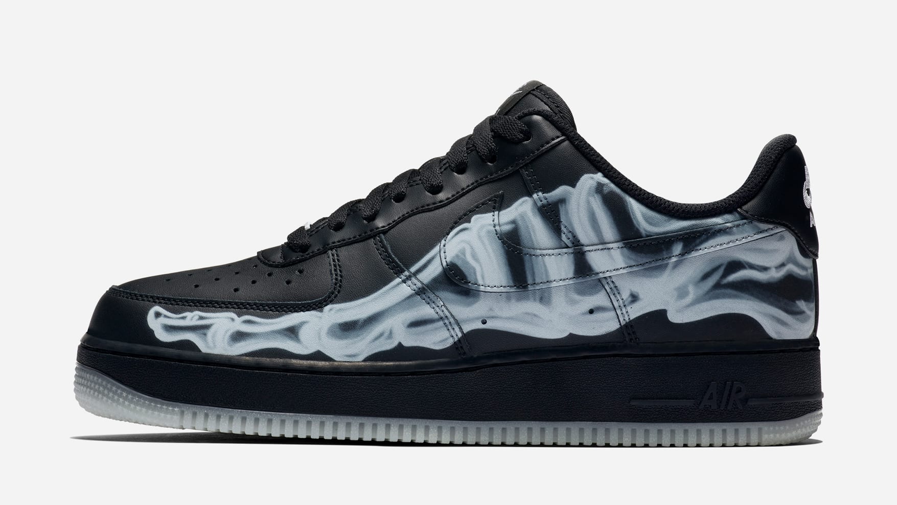 Nike Air Force 1 Low Black 'Skeleton 