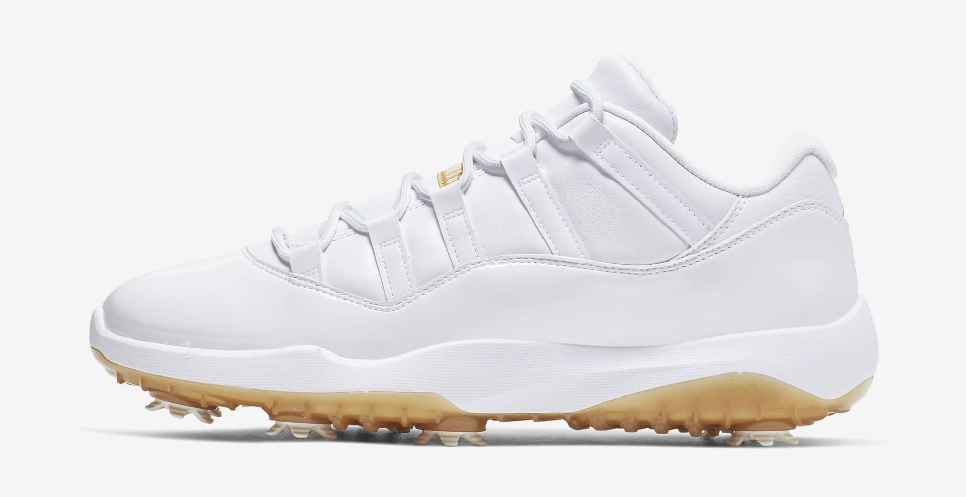White and gold low top 11s deals