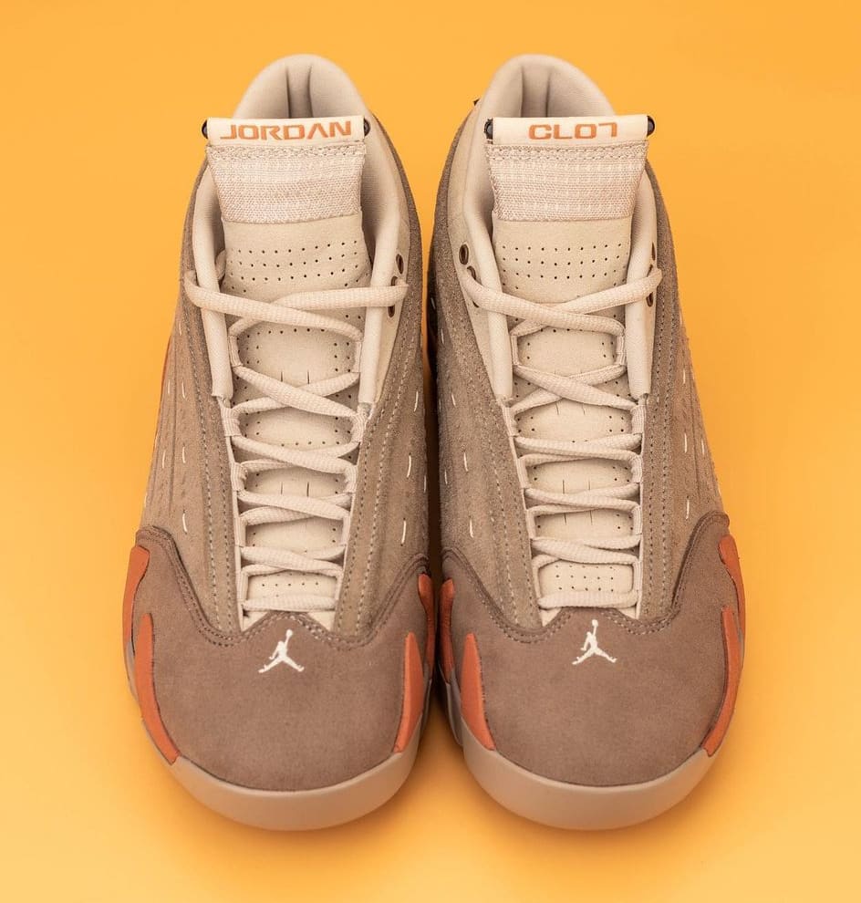 Clot x Air Jordan 14 Retro Low DC9857-200 Front