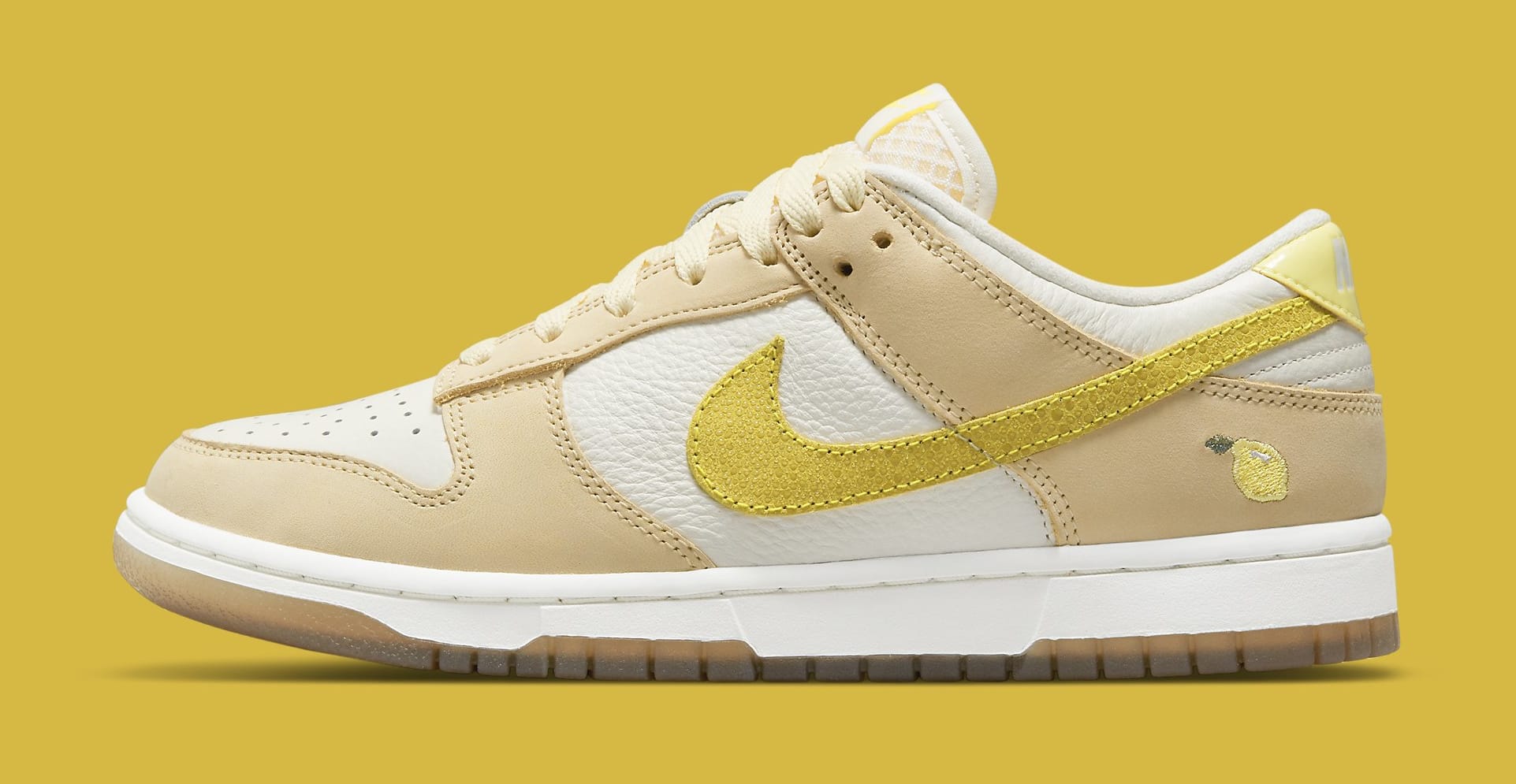 Detailed Look at the 'Lemon Drop' Nike Dunk Low The Elite Sneakers