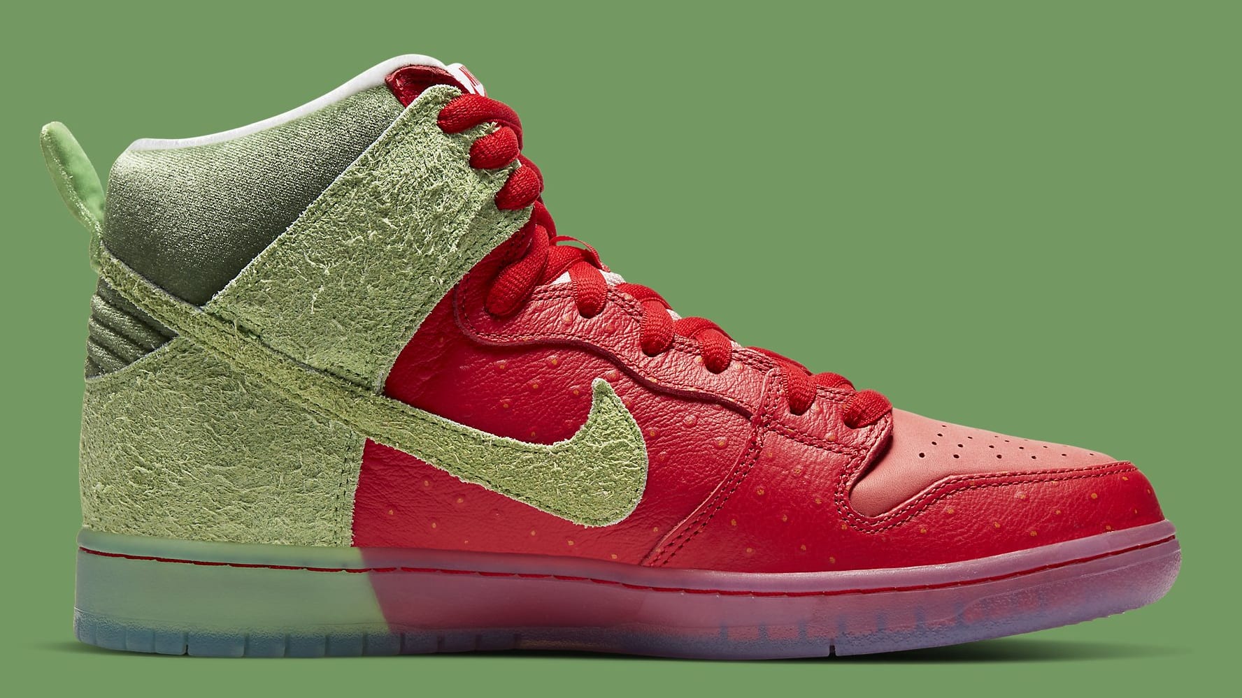 Strawberry Cough x Nike SB Dunk High SW7093-600 Release Date Pair ...