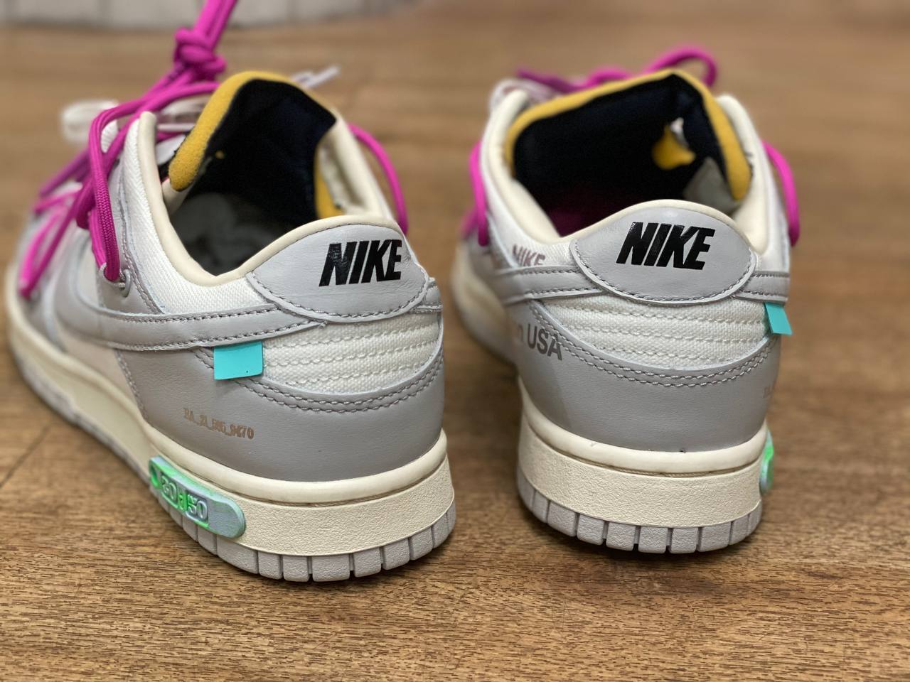 off white nike grey