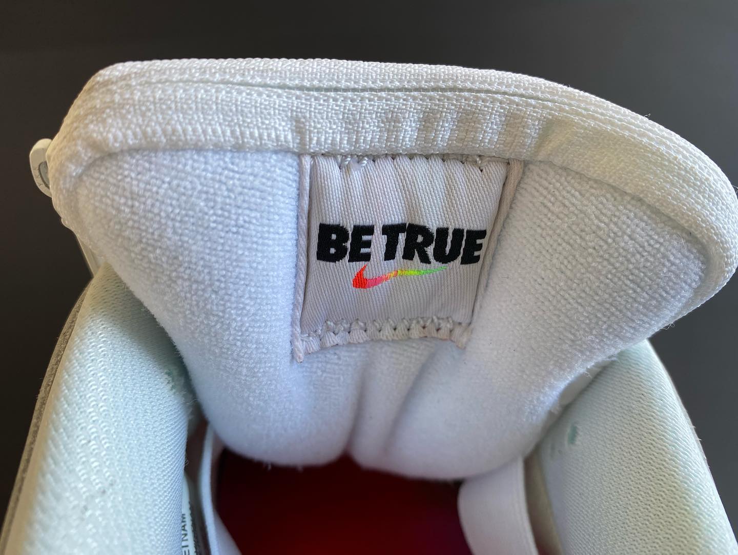 Nike Dunk Low 'Be True' Sample Tongue