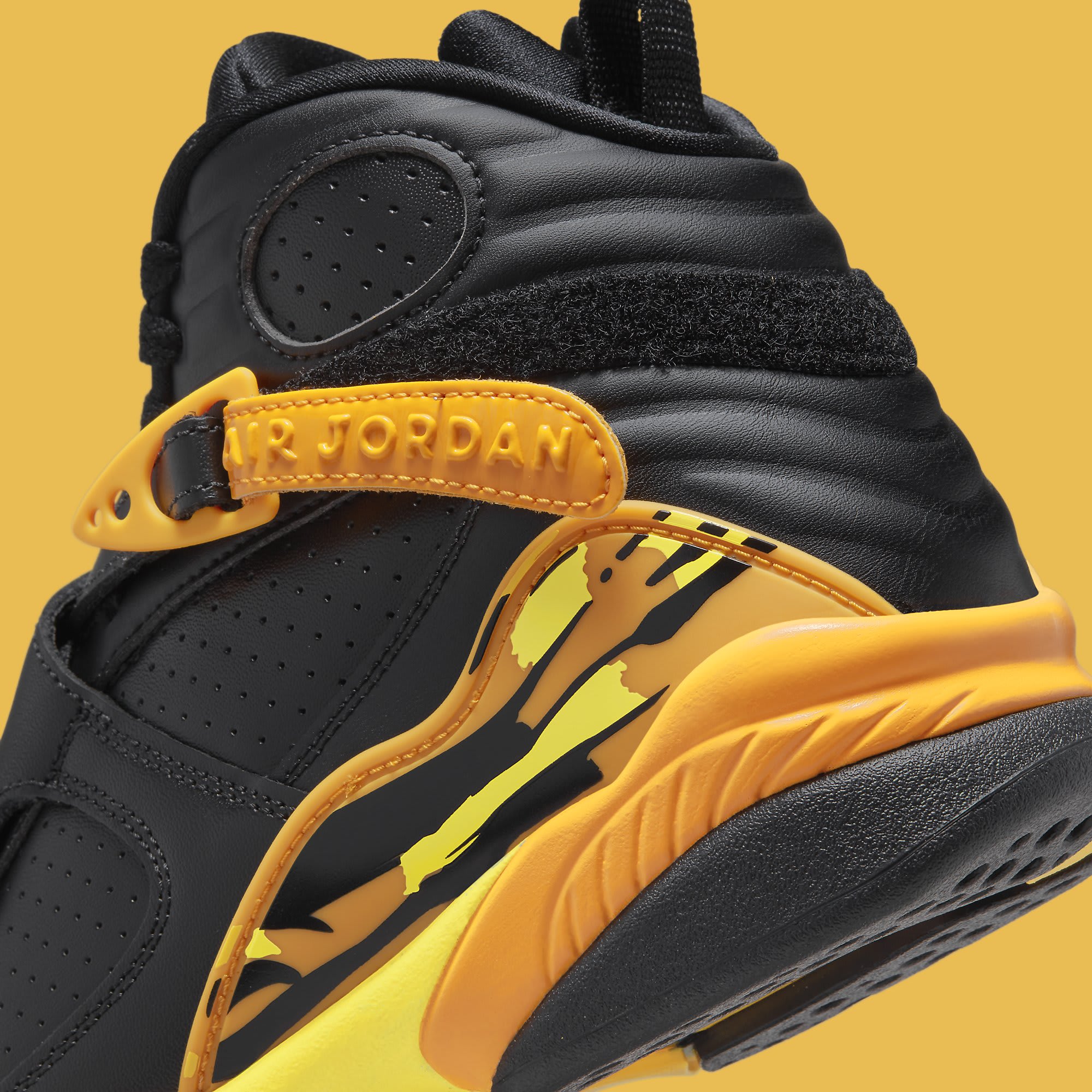 jordan 8 yellow and black