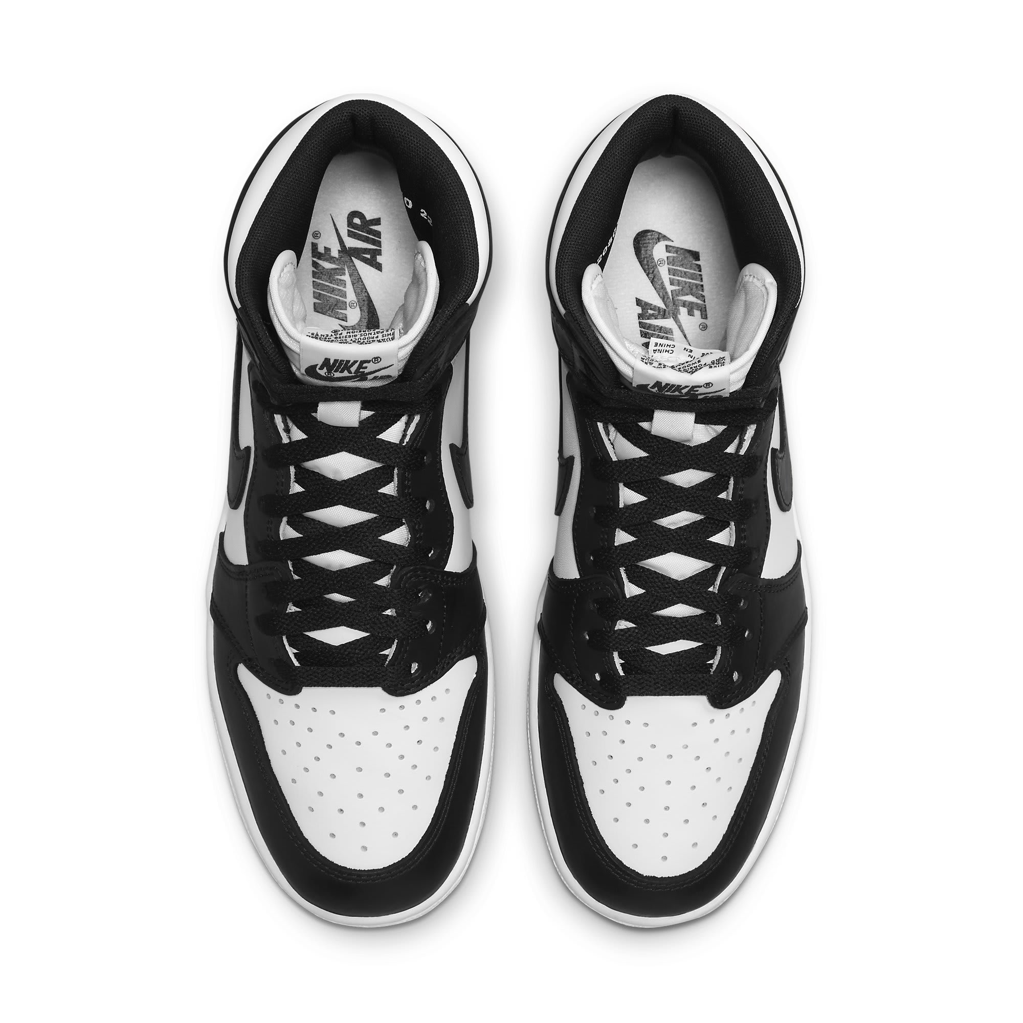 air jordan retro 1 high black and white