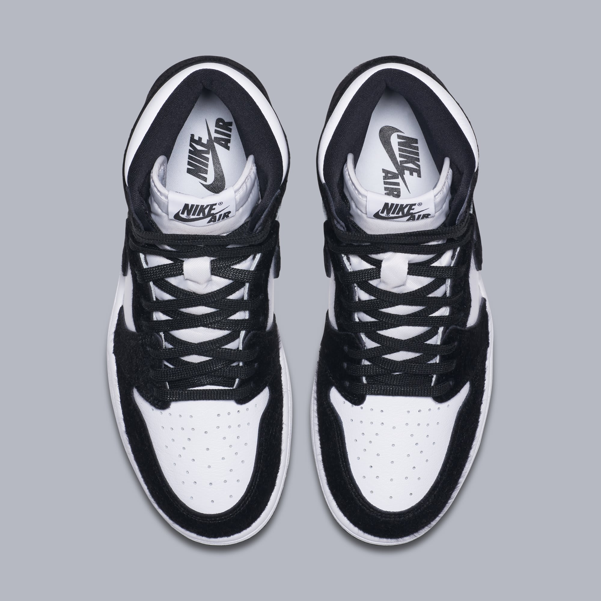 jordan 1 black and white twist